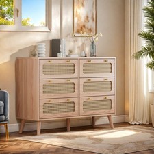 Kommode Rattan,Schrank Mit:6