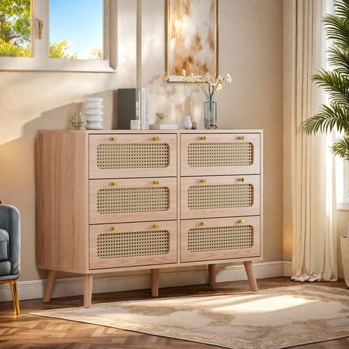 Kommode rattan schrank mit - kommode, rattan,schrank