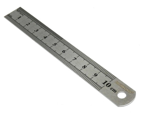 Edelstahl lineal 10 - lineal, –