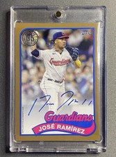 Jose Ramirez Topps 2024 Gold 89 Autograph /50