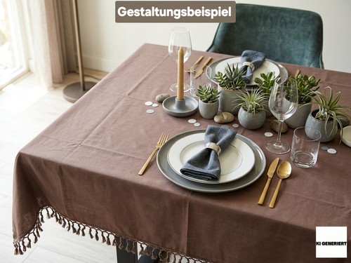 Tischdecke quadratisch 160x160 - tischdecke,