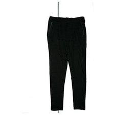 tigha Damen Baggy Harem Pump Comfort Freizeit Hose Loose Fit S Gummibund Schwarz