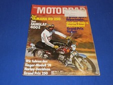 Das Motorrad 11/1975, Sanglas