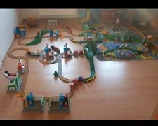 XXL-Set GeoTrax, 204 Teile, Geo Trax,Fisher Price Eisenbahn, Züge
