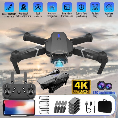 Faltbar wifi drohne rc - 4k,