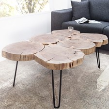 Massiver Design Couchtisch GOA
