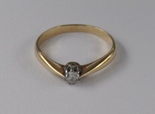 Ring Diamant Brillant Solitär