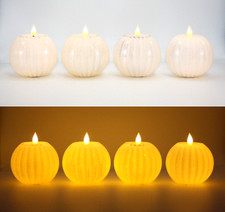 LED Kerzen 4er Set mit Glitzer