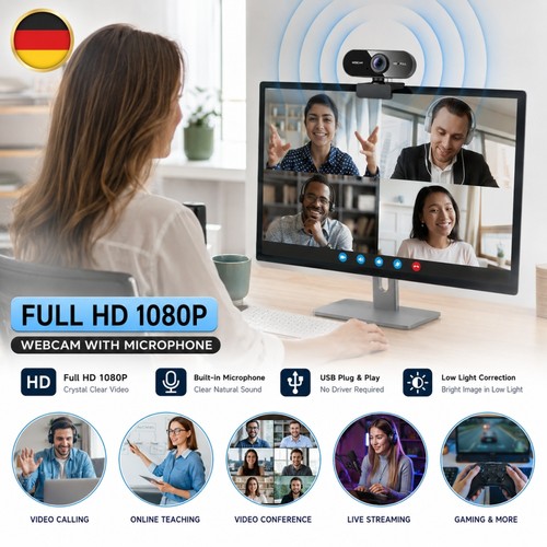 Webcam 1080p full - webcam, webkamera