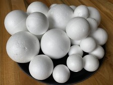 22 Styropor-Formen, Kugeln, Weihnachten Basteln Handarbeiten Dekorieren Konvolut