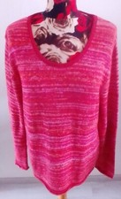 Flomax Pullover Rot-bunt Gr.S Naturtextilien Neu