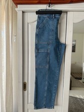 Neue  Lands End Jeans in blau -  Größe 42  , High Waist 