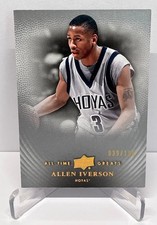 2013 Upper Deck All-Time Greats Allen Iverson Hoyas 039/150