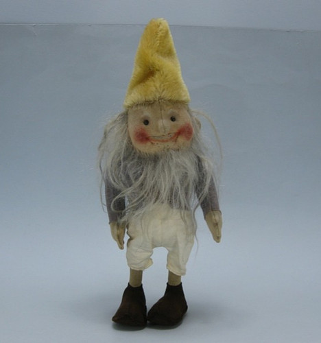 Steiff zwerg puck - 30, filzpuppe