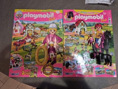Playmobil zeitschrift pink - 2x,