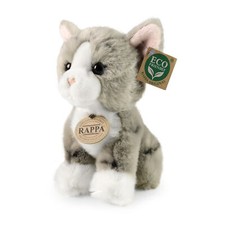 Katze grau sitzend 20 - sitzend, h=