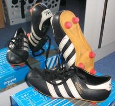 Seltene Vintage Sammlerschuhe Adidas Fußballschuhe Franz Beckenbauer SG, Gr. 34