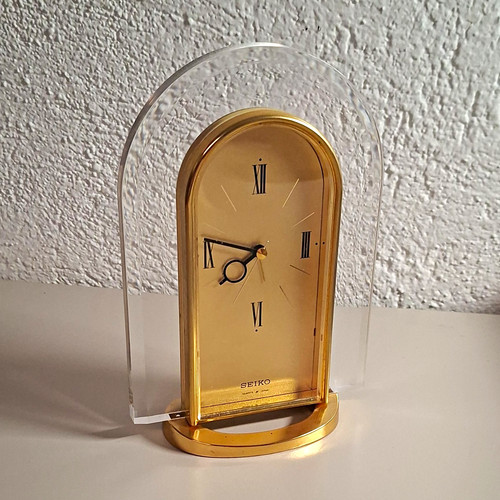 Seiko tischuhr analog quarz - tischuhr,