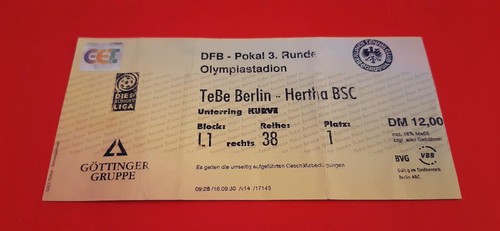 Used ticket tebe berlin - used,