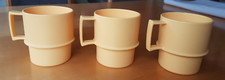 TUPPERWARE  3 Original Becher ® Nr. 1312-55 Vintage  Henkel Höhe ca.8,8cm
