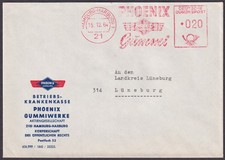 Absenderfreistempel AFS Hamburg-Harburg Phoenix Gummiwerke 1964