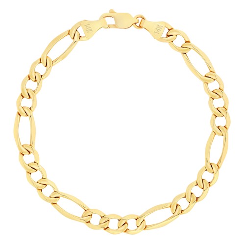 Nuragold 14k gelbgold figaro - 14k,