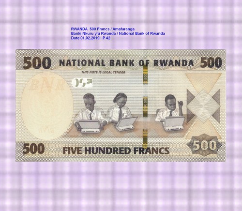 Ruanda rwanda 500 francs - 500,