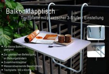Balkontisch klappbar 60x40 - , cm