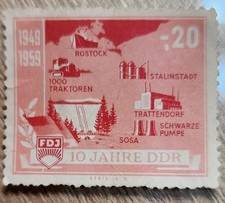 DDR-Spendenmarke (Vignette)