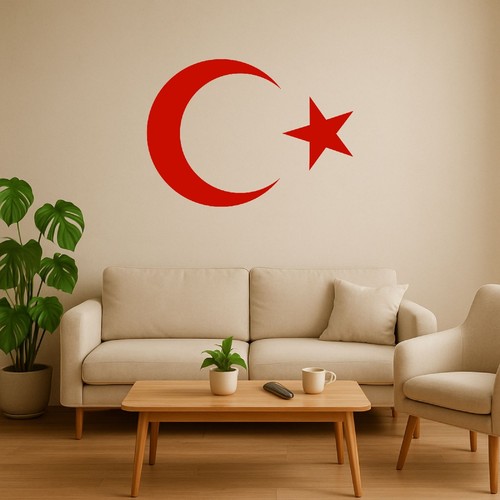 Türkei wandtattoo wappen - wandtattoo,