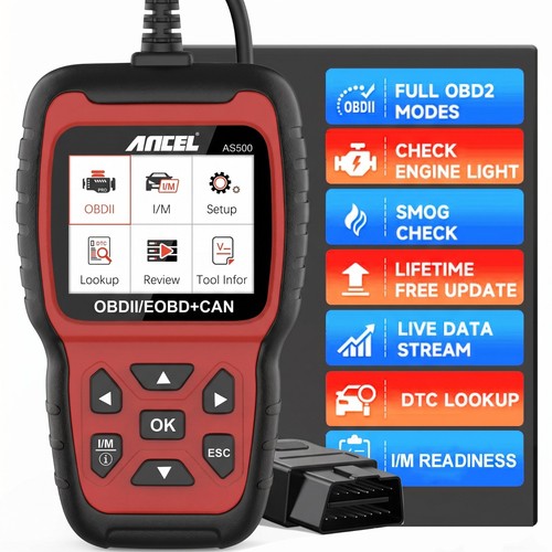 Ancel as500 profi - kfz, obd2