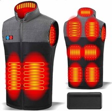 Beheizbare Weste mit Powerbank, Jacke mit Heizung, beheizte weste Herren Damen