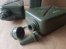 3x ORIGINAL Hünersdorff 1 ltr. Liter Kerosin Kanister oliv Bw Bundeswehr BUND