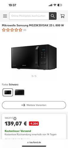 Mikrowelle samsung mit grill - mikrowelle,