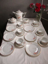 Rosenthal Selb "Tirana" Kaffeeservice 6 Pers. Art Deco Design Fleischmann