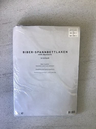 Biber-Spannbettlaken