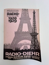Radio-Katalog 1928/1929 –