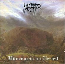 Hünengrab herbst von - hünengrab, im