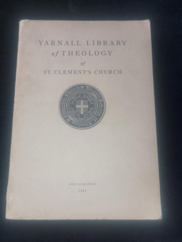 Catalogue yarnall library of - catalogue,
