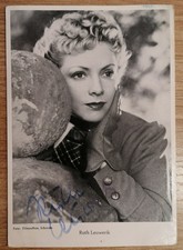  Autogramm Ruth Leuwerik(1924-2016)Deutsche Schauspielerin