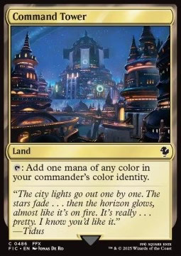 Magic mtg command tower - command, (v.4)