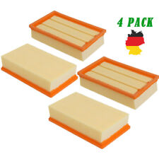 4x Flachfaltenfilter für Hilti VC 20-U ; VC 20-UM ; VC 40-U und VC 40-UM Filter