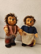 2 Mecki Vintage Steiff Figuren