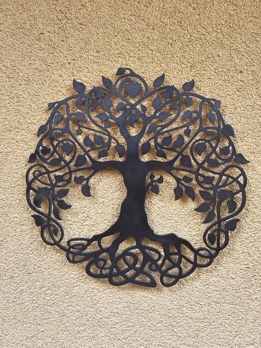Lebensbaum blech schild - lebensbaum,