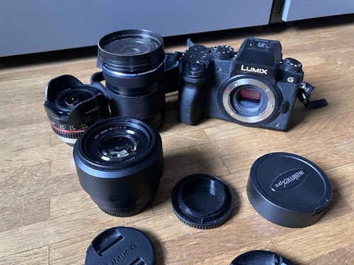 Lumix mit objektiven - g7,