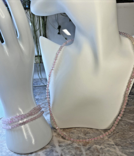 Rosa mondstein kette oder - kette,