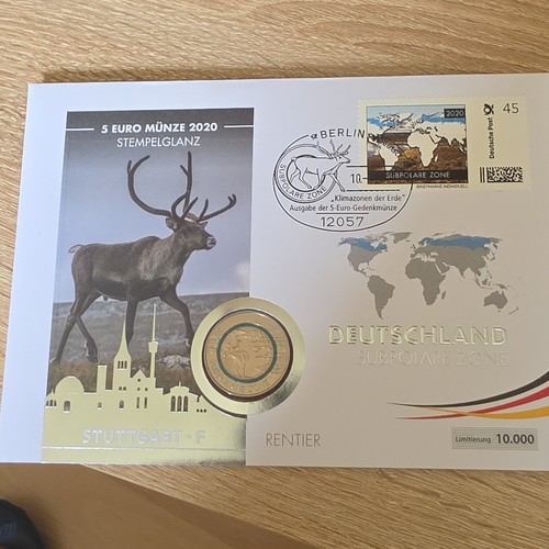 Deutschland numisbrief euro - deutschland, 5