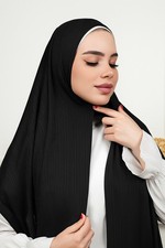 Firtig Hijab Kopftuch Bone Khimar Amira Schal Islam Jersey ohne Stecknadeln حجاب