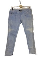 Freeman T Porter W29 ALEXA  cropped Slit Jeans Hose Leicht Denim dehnbar Logo 33