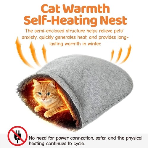Selbstwärmendes katzenbett - selbstwärmendes,
